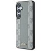 Etui DKNY Leather Checkered Pattern      MagSafe do Samsung Galaxy S25 taupe